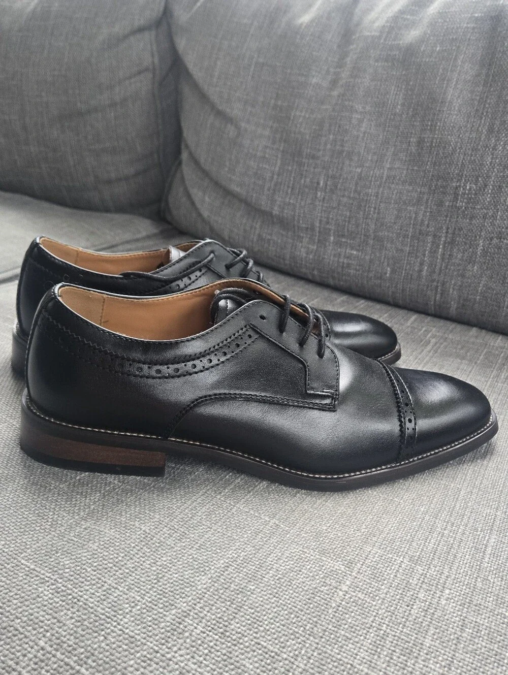 NWT Madden by Steve Madden Men’s Cap-Toe Derby Dress Shoes